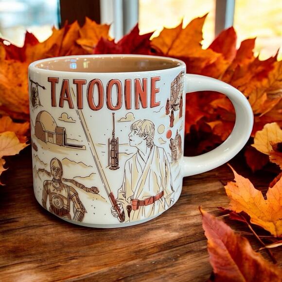 Starbucks Been There Series Disney Star Wars Tatooine 14oz Coffee Mug No Box EUC - Picture 1 of 7